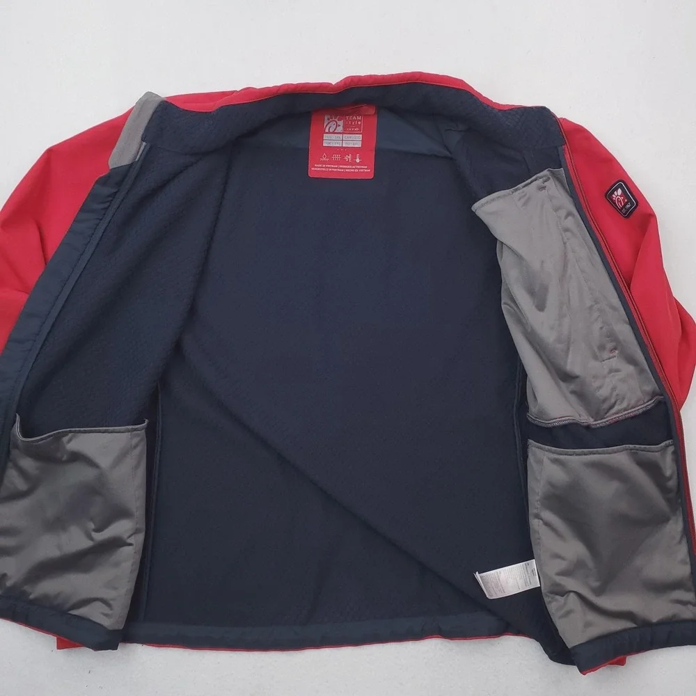 Chick-fil-A Jacket Mens 3XL Red Softshell Breathable Water Wind Resistant